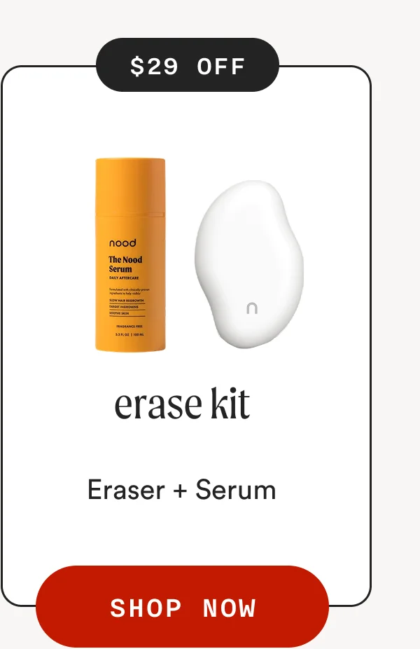 $29 OFF erase kit Eraser + Serum SHOP NOW