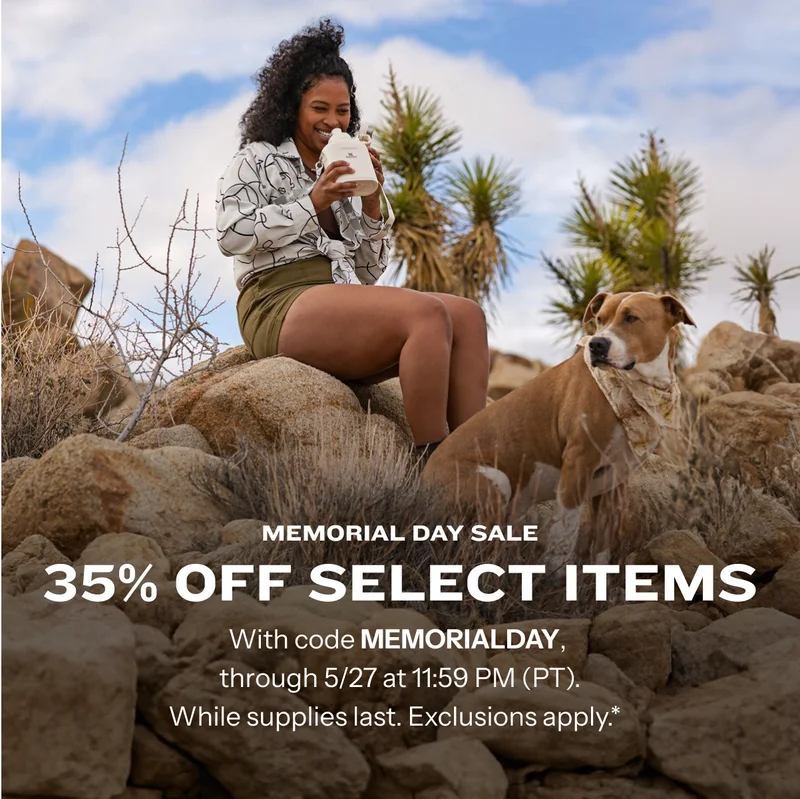 Memorial Day Sale: 35% OFF Select Items with code discount code