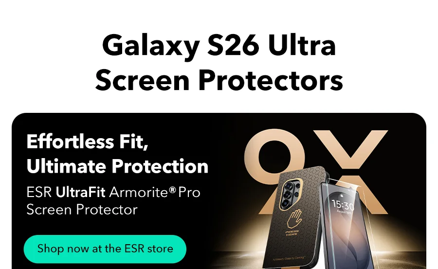 ESR UltraFit Armorite®️ Pro Screen Protector