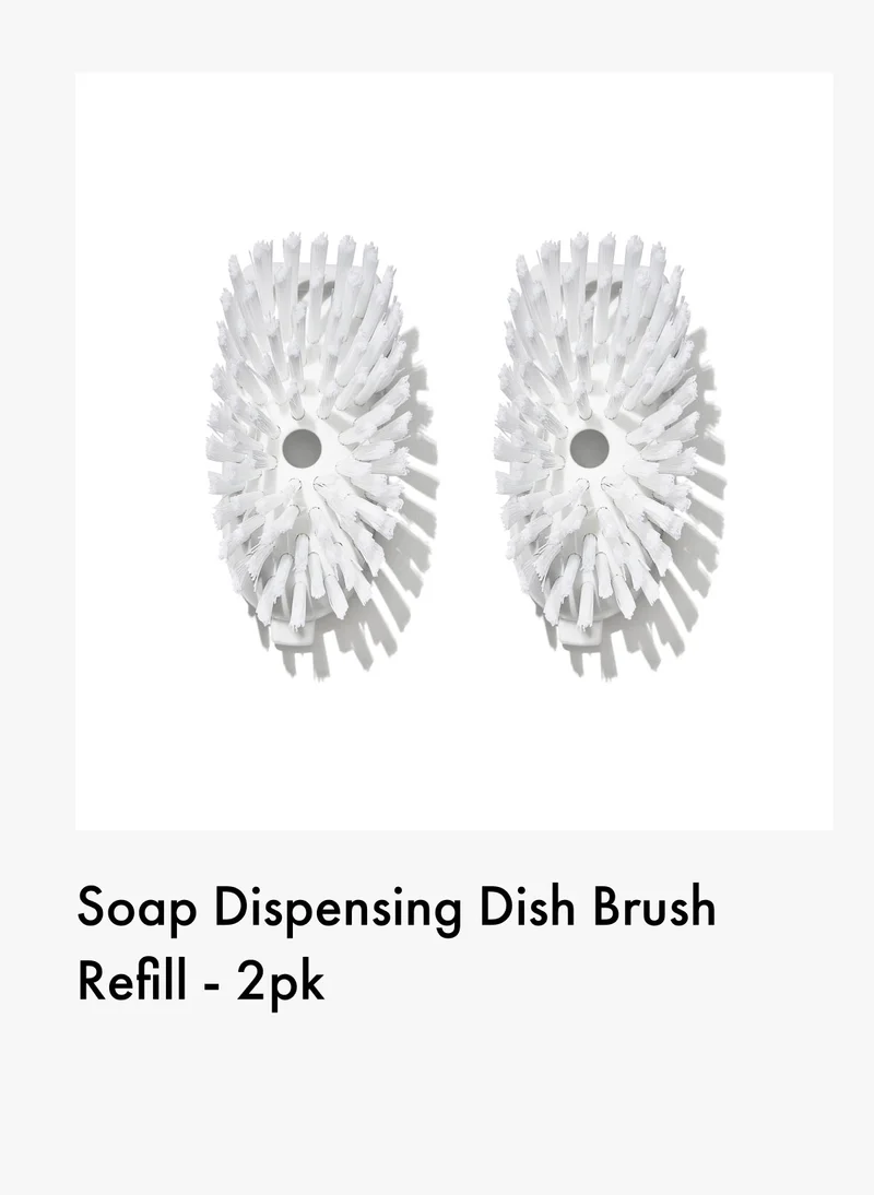 Soap Dispensing Dish Brush Refill - 2pk
