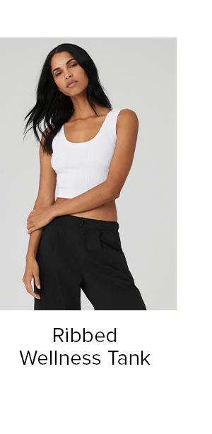 RIBBED WELLNESS TANK