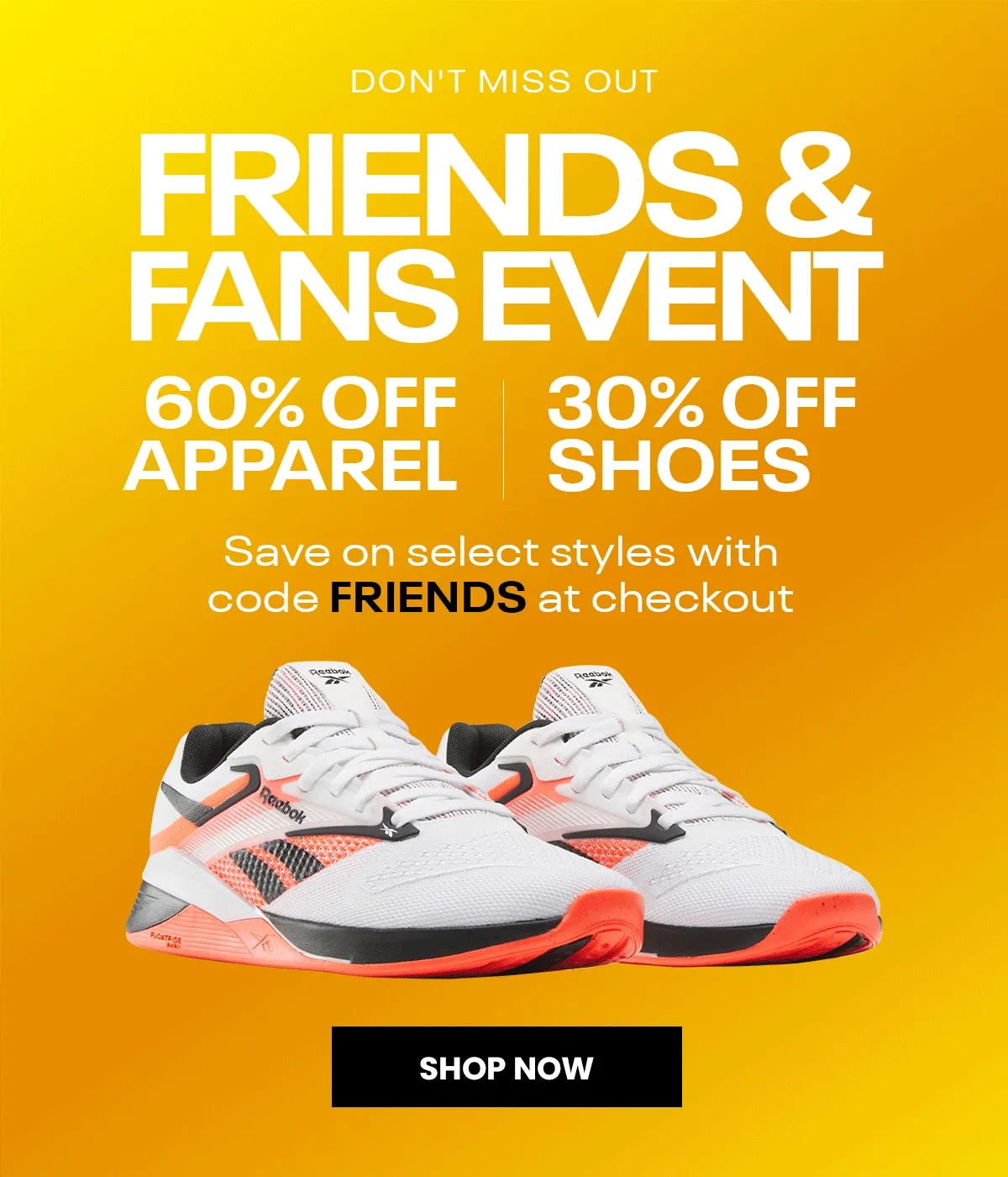 Shop Friends & Fans Event