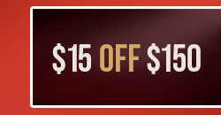 $15 OFF $150