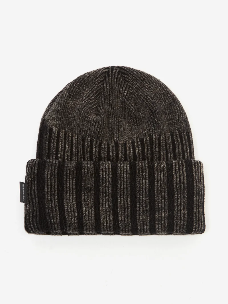 Image of thisisneverthat Bleached Beanie - Black