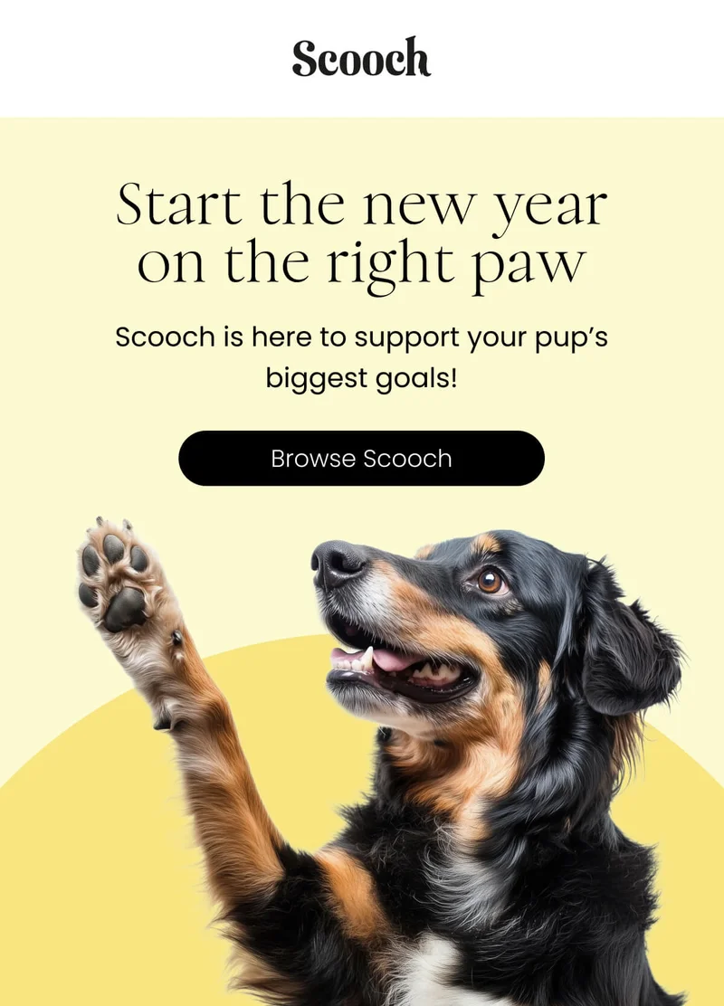 Scooch is here to support your pup’s biggest goals! - Browse Scooch