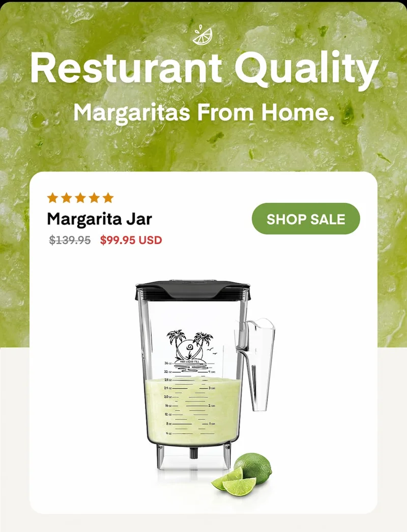 Margarita Jar Flash Sale