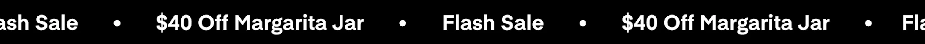 Margarita Jar Flash Sale