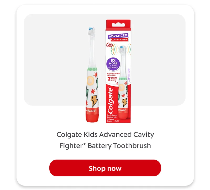 Colgate Kids Advanced Cavity Fighter* Battery Toothbrush