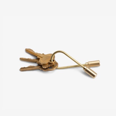 Closed Helix Keychain