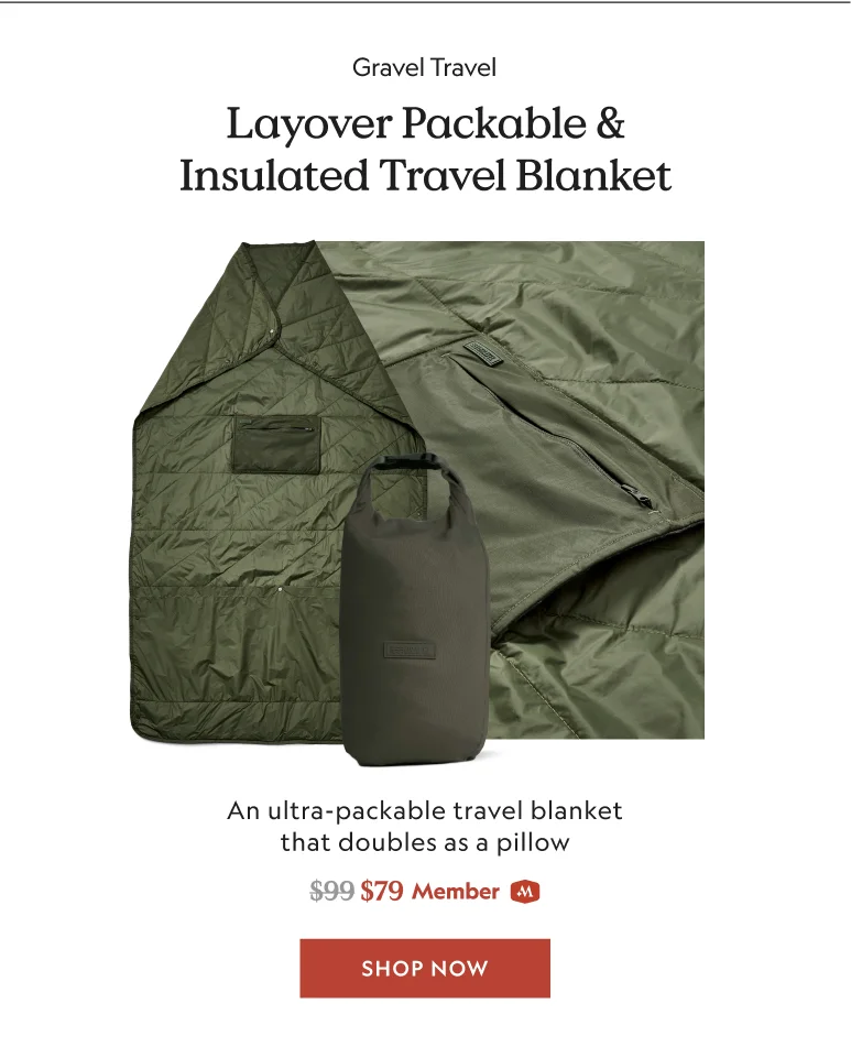 Layover Packable & Insulated Travel Blanket