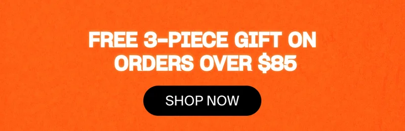 Free 3-piece gift on orders over $85