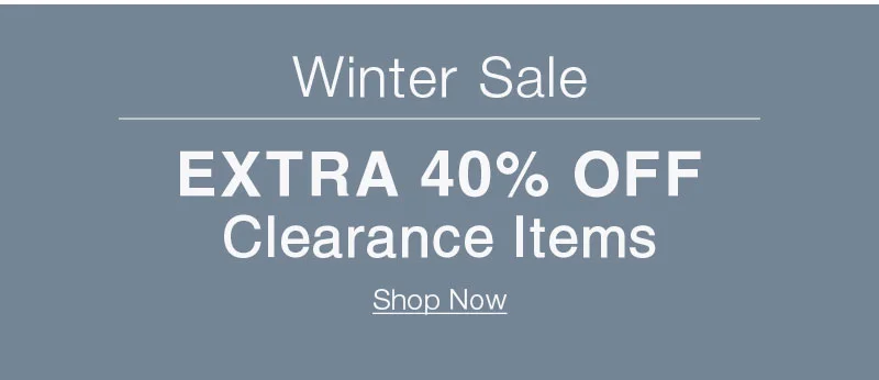 Shop Extra 40% OFF Clearance