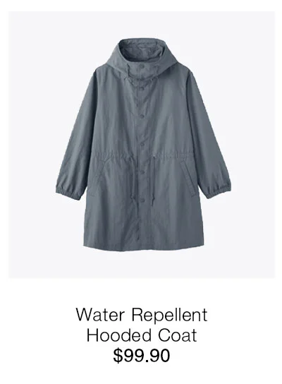 Shop Water Repellent Hooded Coat