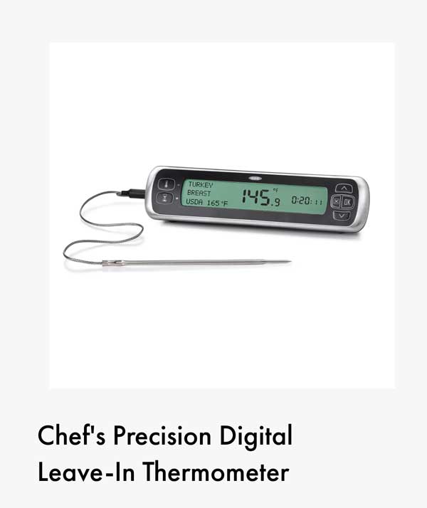Chef's Precision Digital Leave-In Thermometer