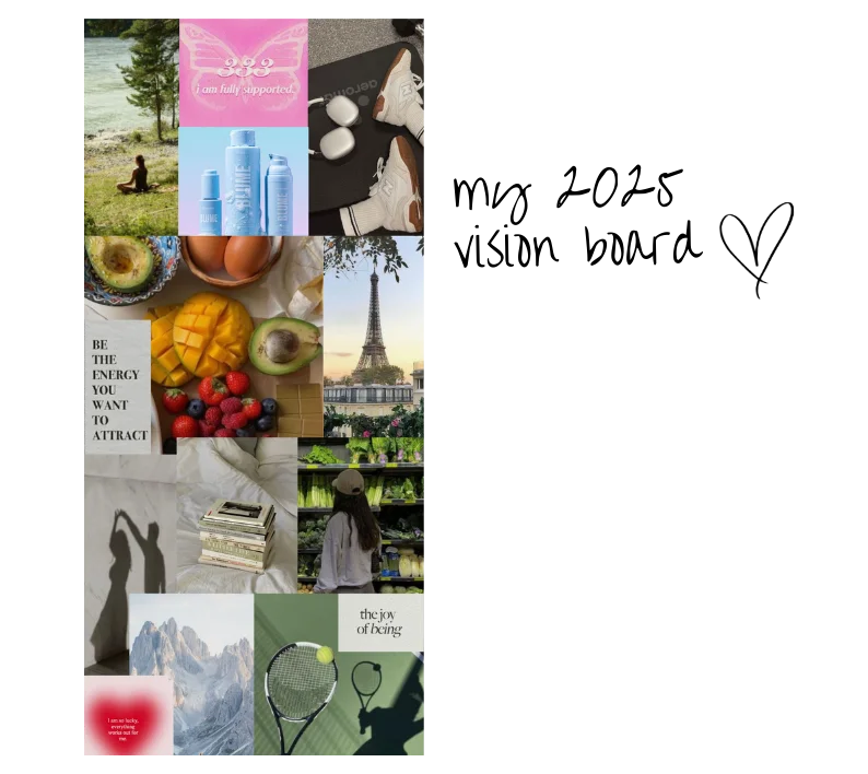 My 2025 vision board <3