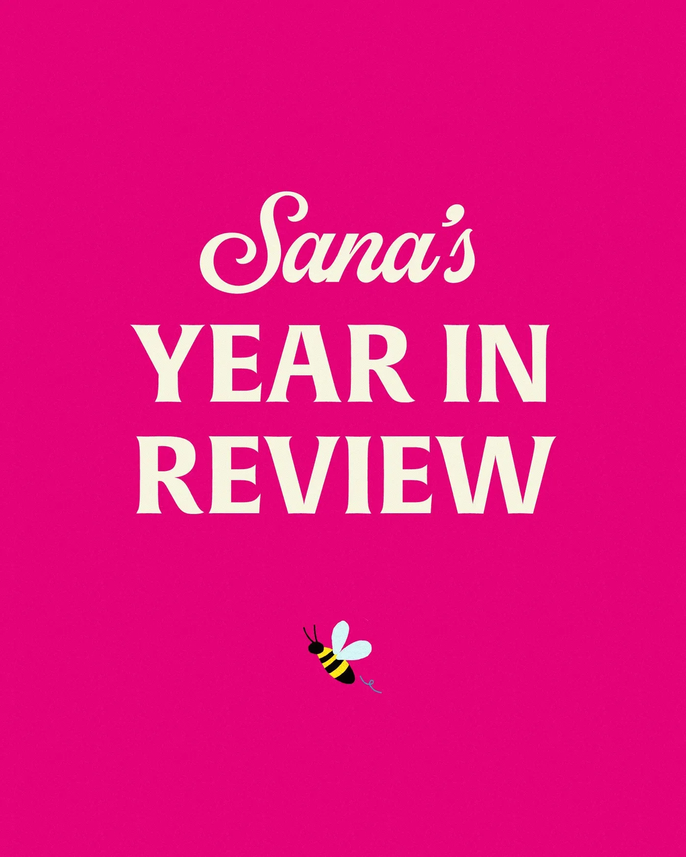 Sana's Year In Review