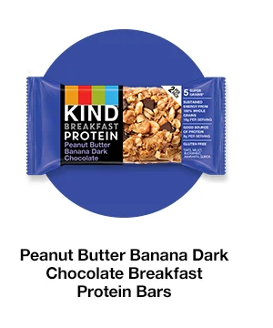 Peanut Butter Banana Dark Chocolate Breakfast Protein Bars