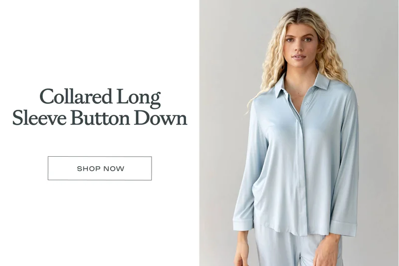 Collared Long Sleeve Button Down - Shop Now