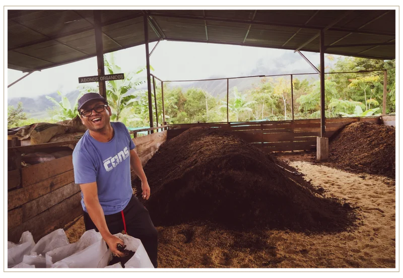 Photo: organic compost shed
