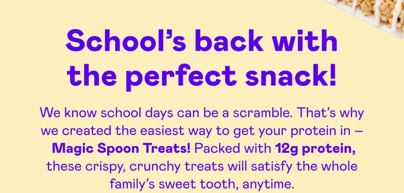 School's back with the perfect snack!