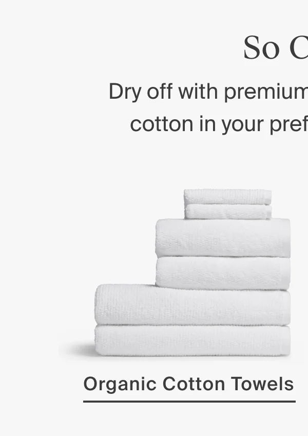 Organic Cotton Towels