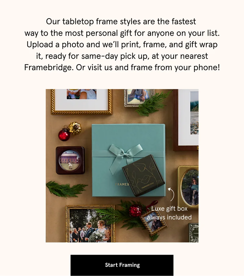 Luxe gift box always included