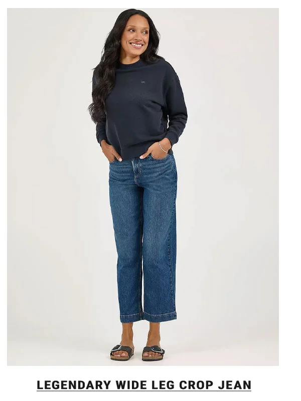 LEGENDARY WIDE LEG CROP JEAN
