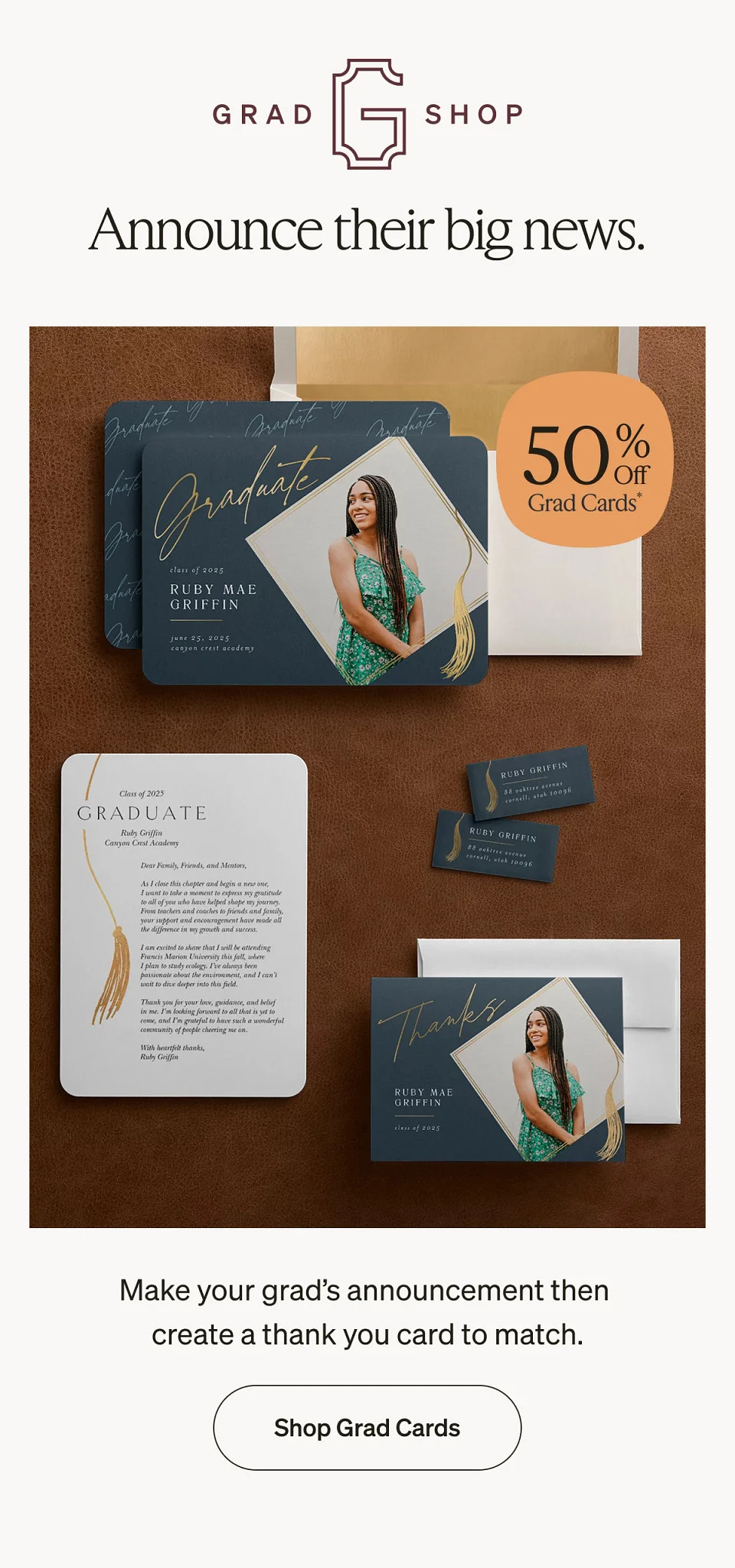 Up to 50% off almost everything!