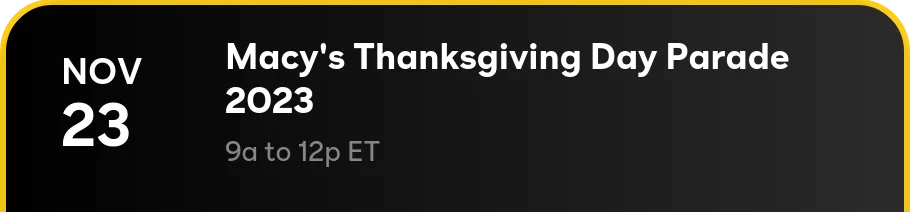 Macy's Thanksgiving Day Parade 2023