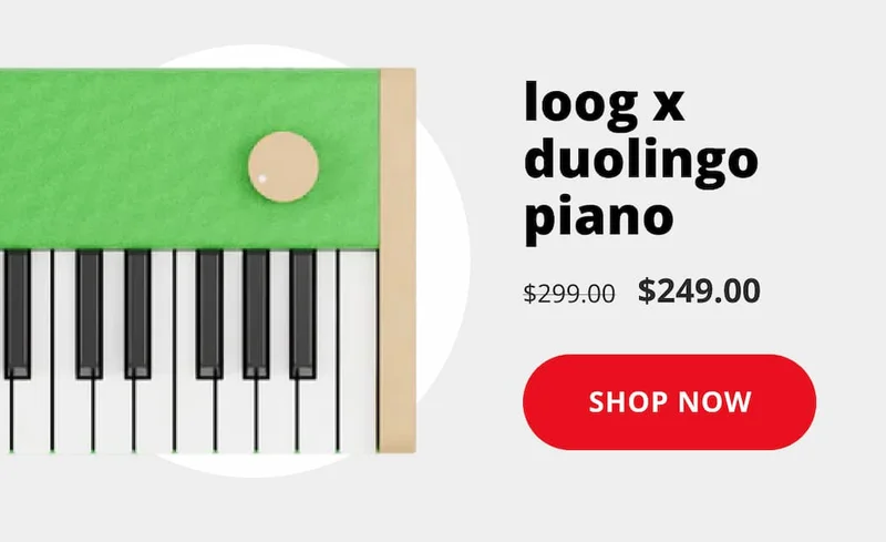 loog x duolingo piano - SHOP NOW