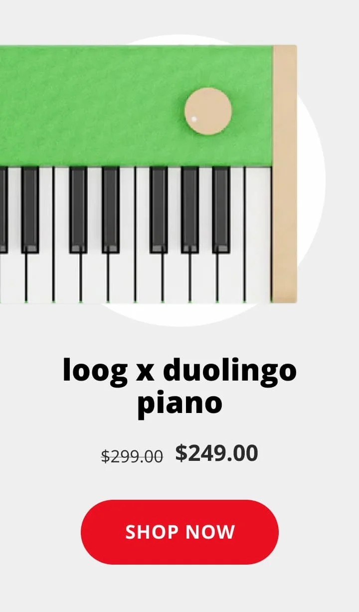 loog x duolingo piano - SHOP NOW