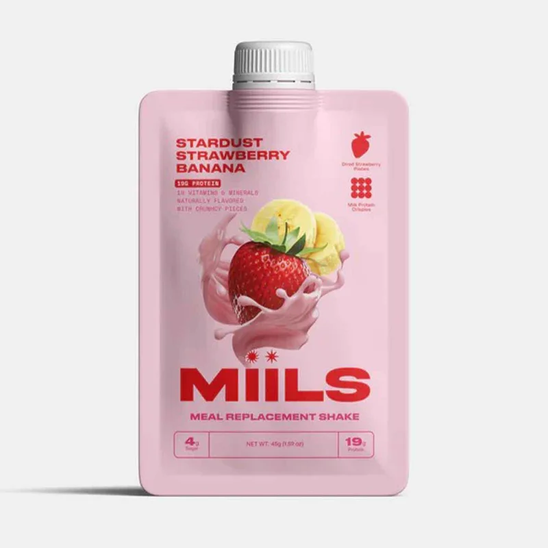 Meal Replacement Protein Shake, Stardust Strawberry Banana, 1.59 Oz