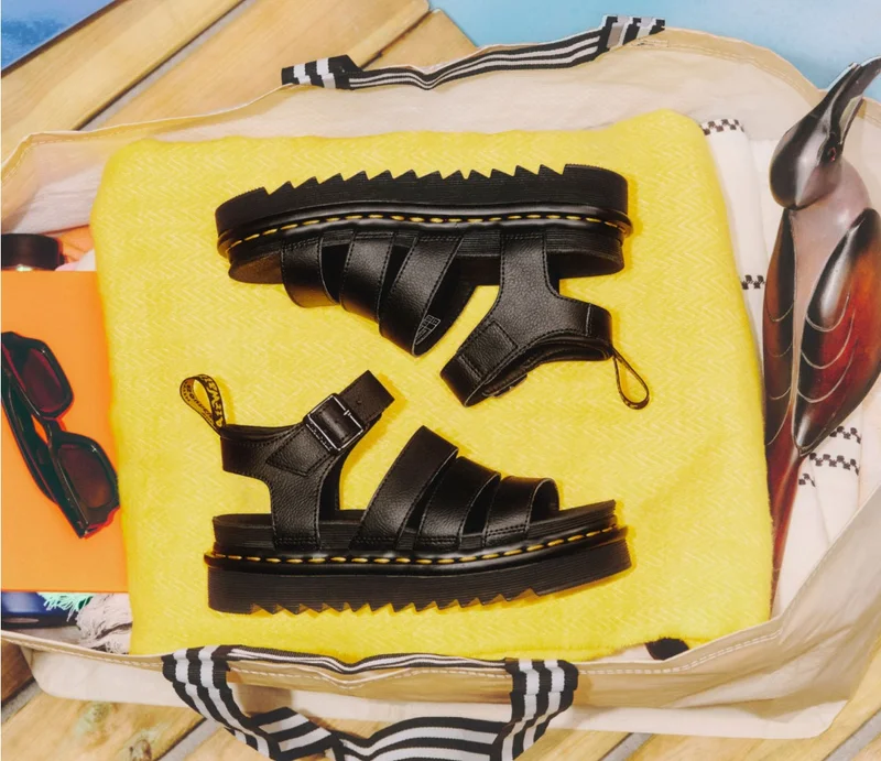 Blaire Hydro Leather Strap Sandals
