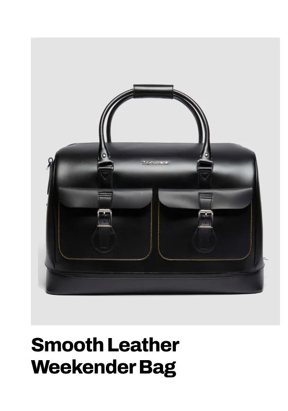 Smooth Leather Weekender Bag