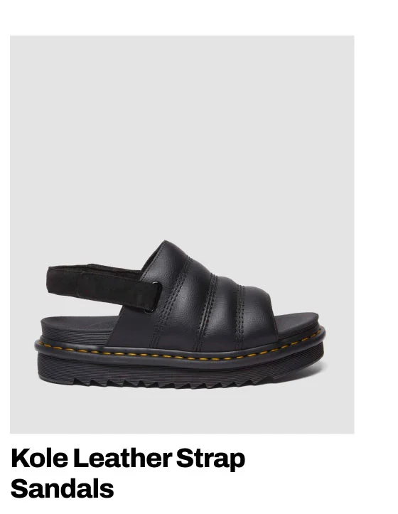 Kole Athena leather strap sandals