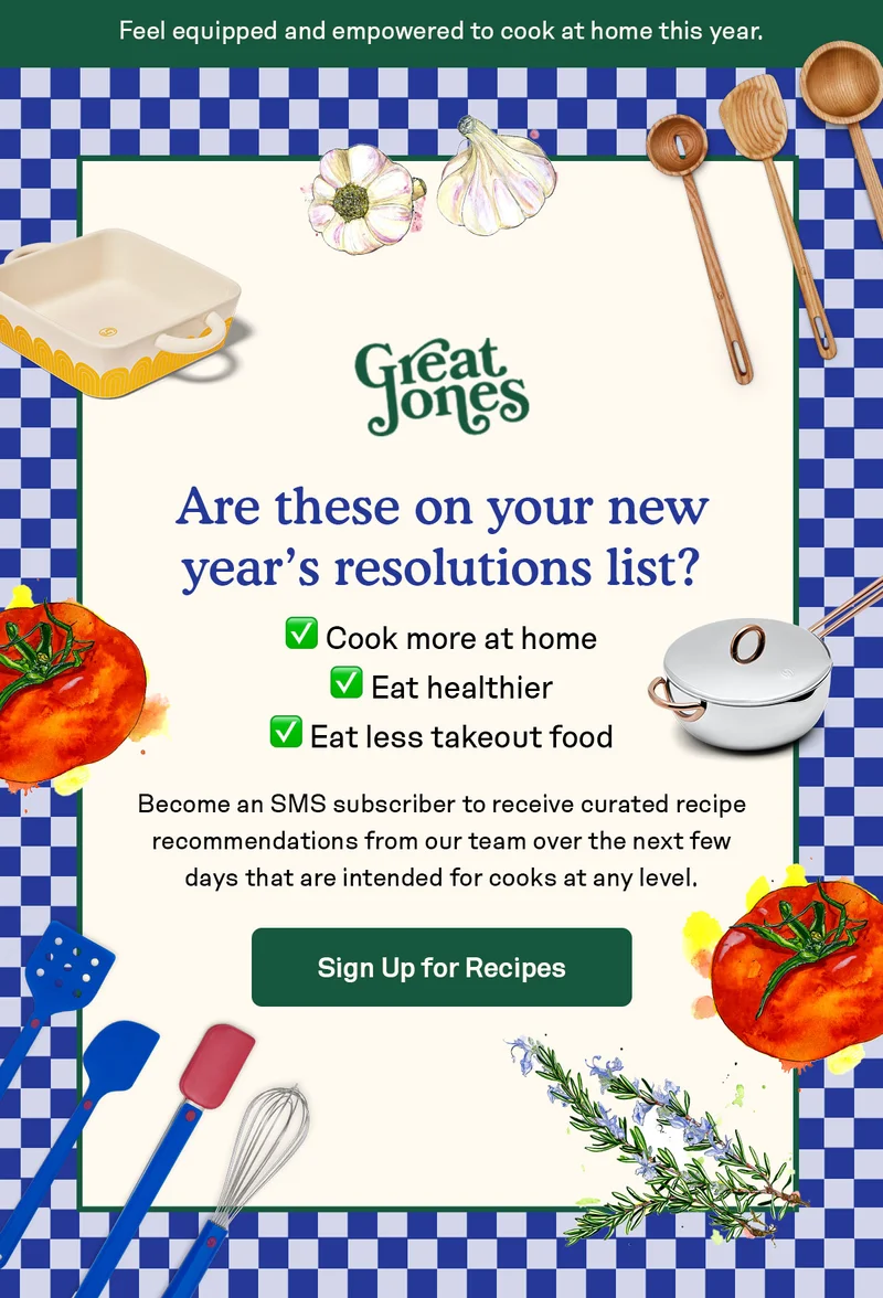 Sign Up for Recipes