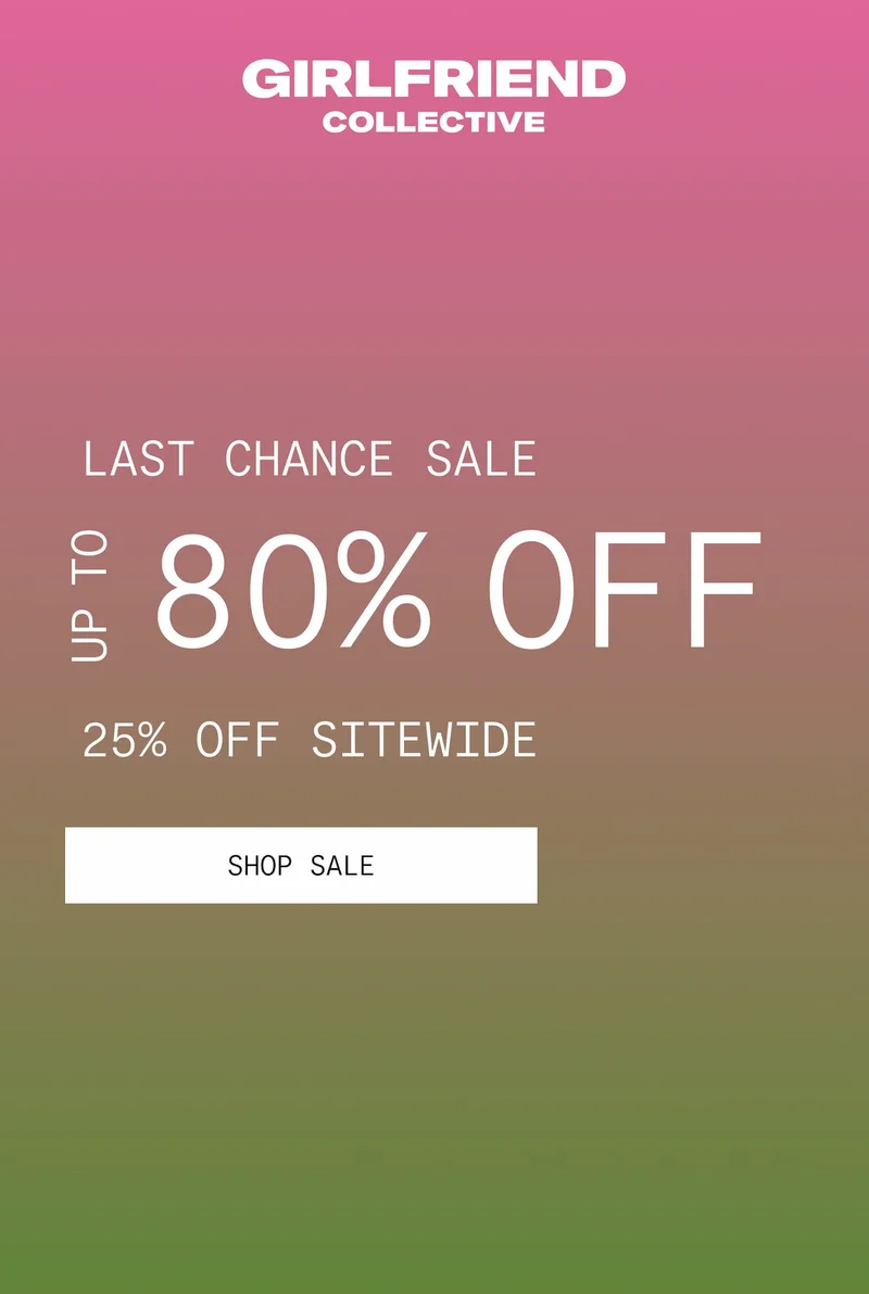 girlfriend collective last chance sale