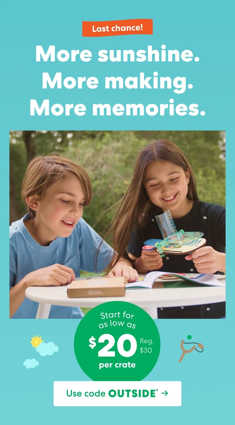 More sunshine. More making. More memories. More sunshine. More making. More memories.