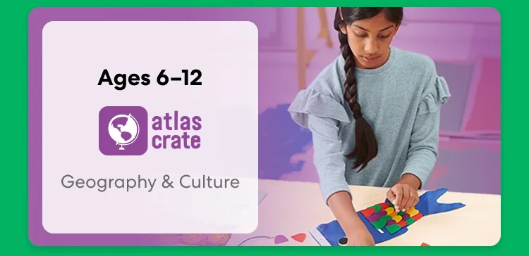 Child exploring KiwiCo World geography crate. Fun activities on culture and world exploration for ages 6–12+ Child exploring KiwiCo World geography crate. Fun activities on culture and world exploration for ages 6–12+