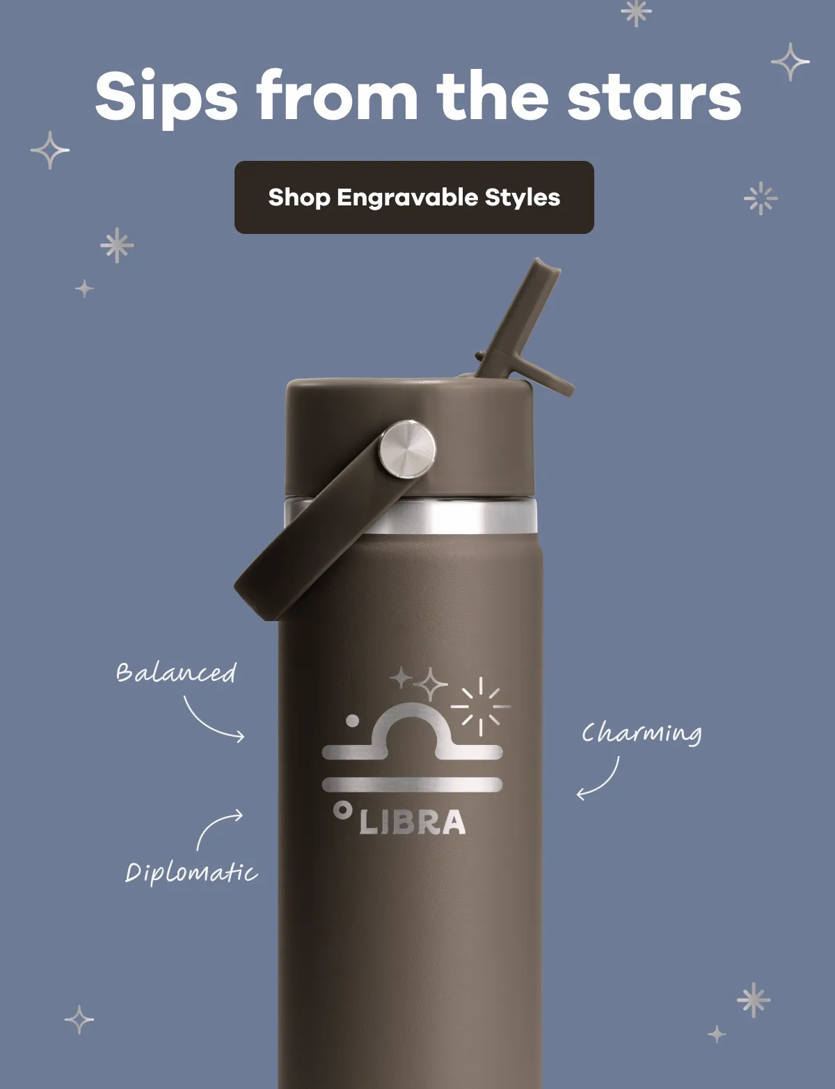 Sips from the stars | Shop Engravable Styles