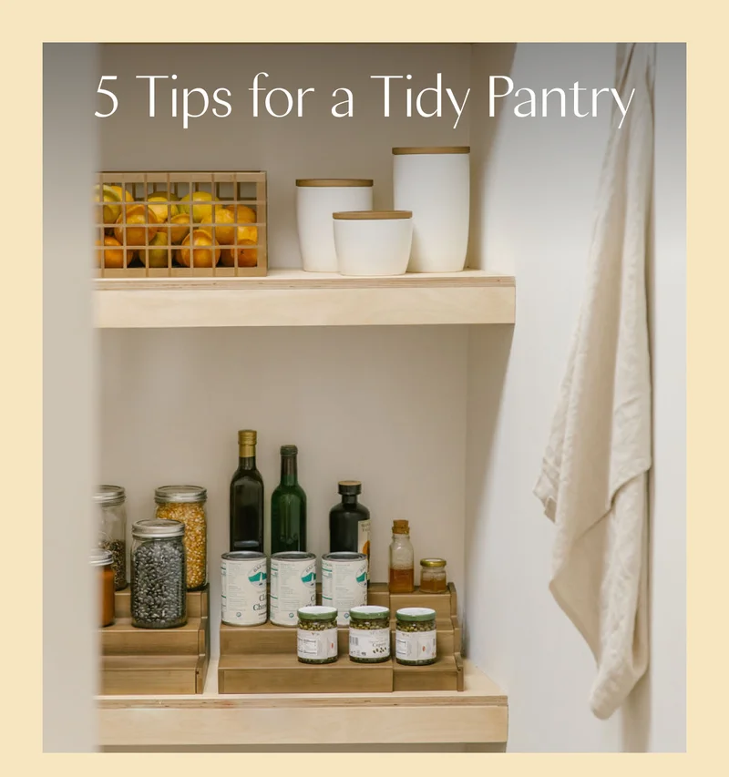 5 Tips for a Tidy Pantry