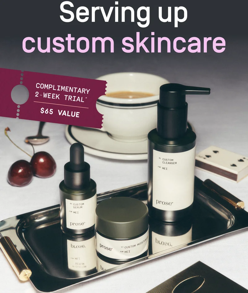 Serving up custom skincare
