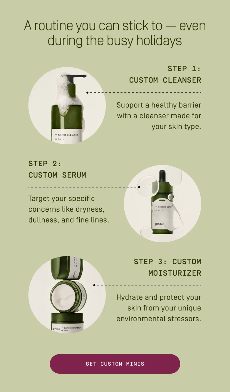 A routine you can stick to - even during the busy holidays