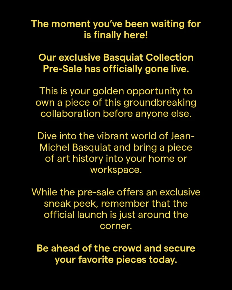 Can't wait to get your hands on this exclusive collection?