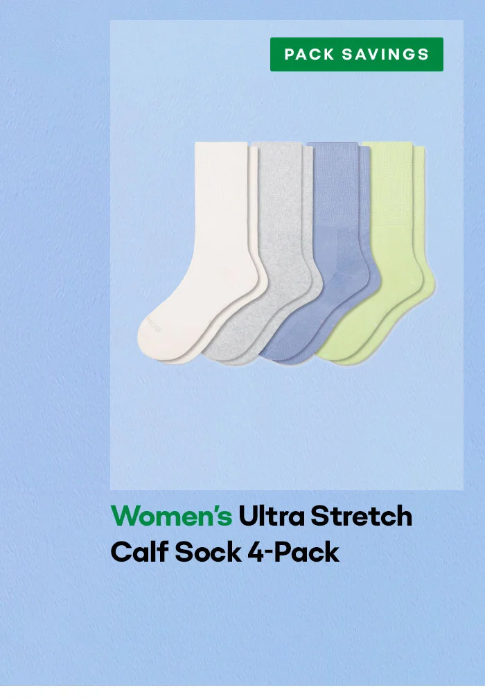 PACK SAVINGS Women's Ultra Stretch Calf Sock 4-Pack