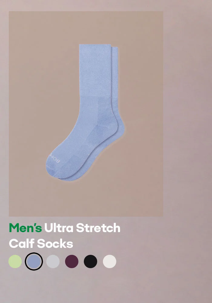 Men's Ultra Stretch Calf Socks