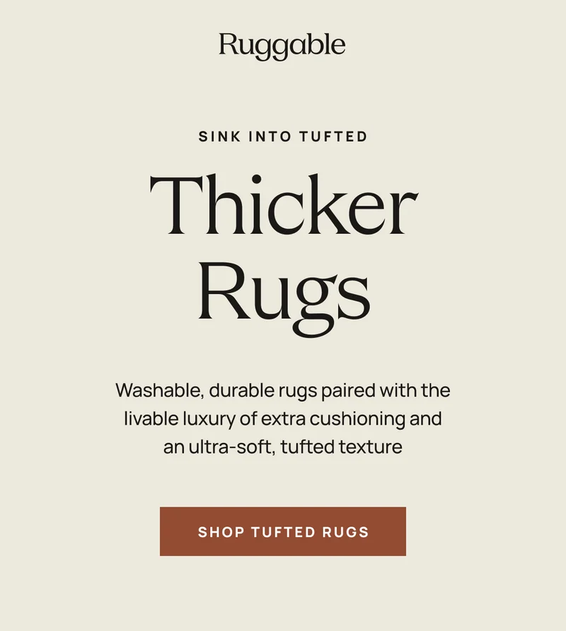 Sink Into Tufted Thicker Rugs - Shop Tufted Rugs