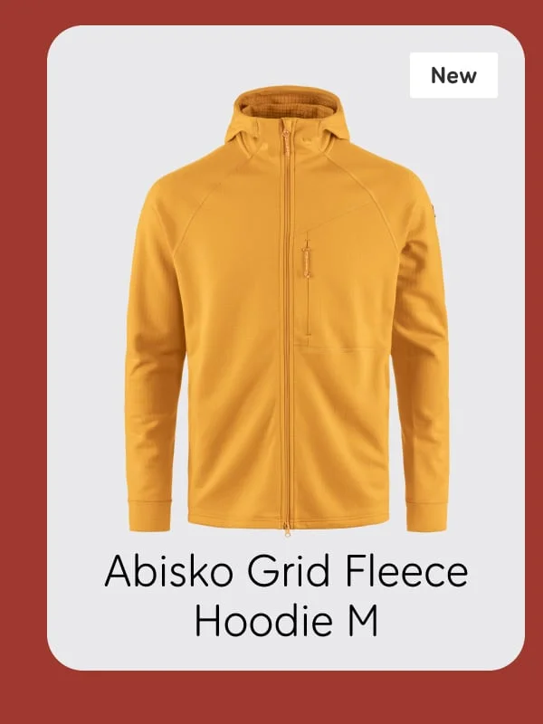 Abisko Grid Fleece Hoodie M