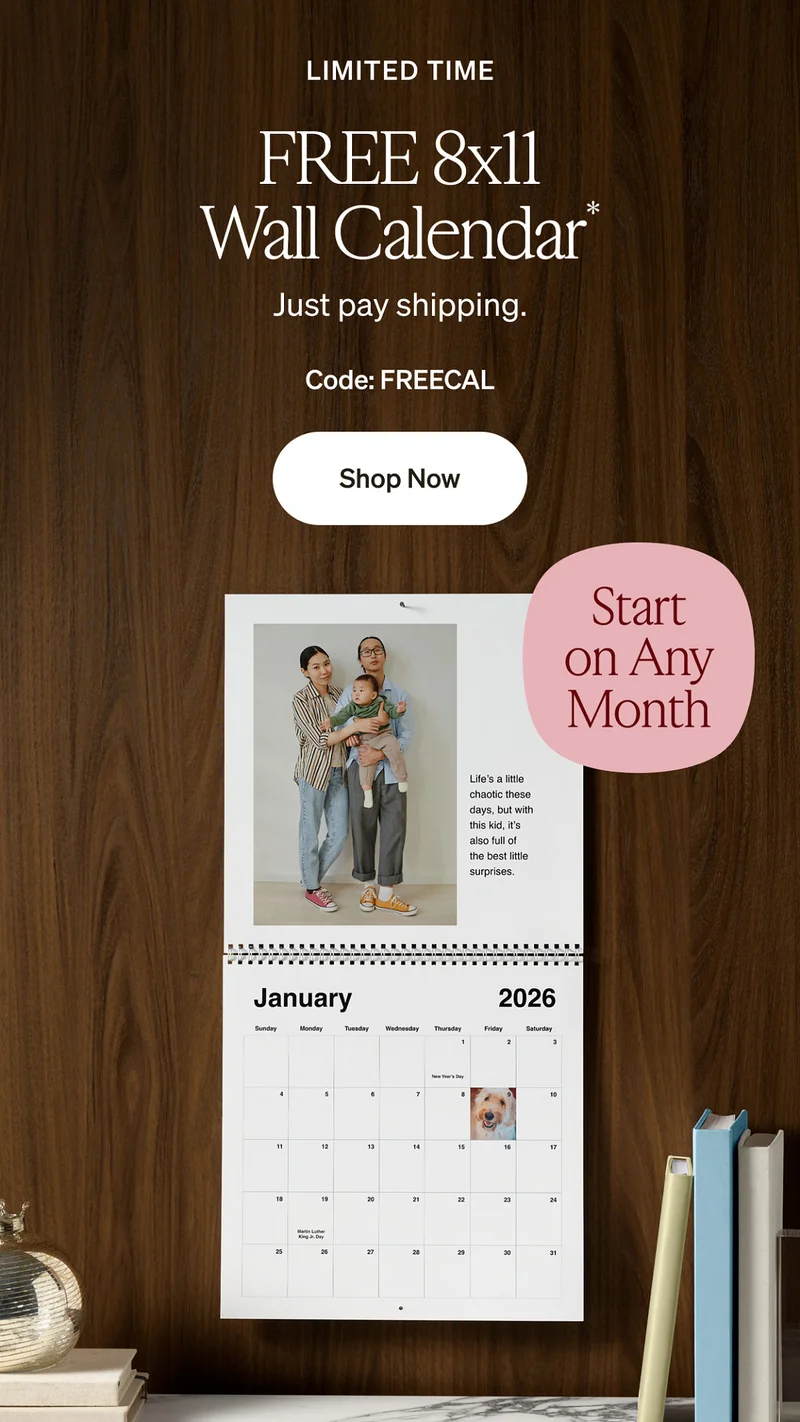 Free 8x11 Wall Calendar
