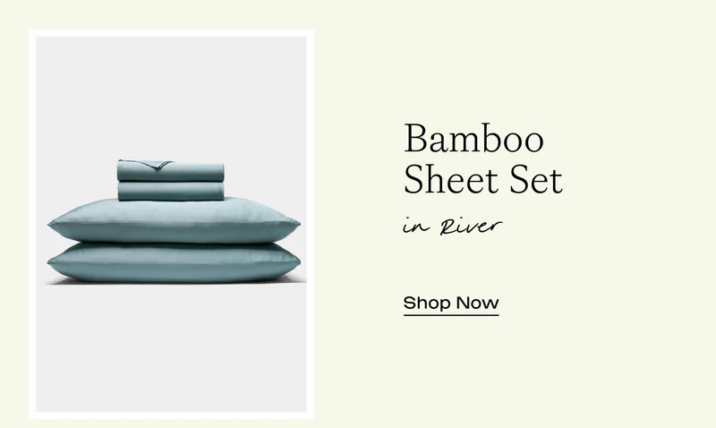 BAMBOO SHEET SET in RIVER - SHOP NOW